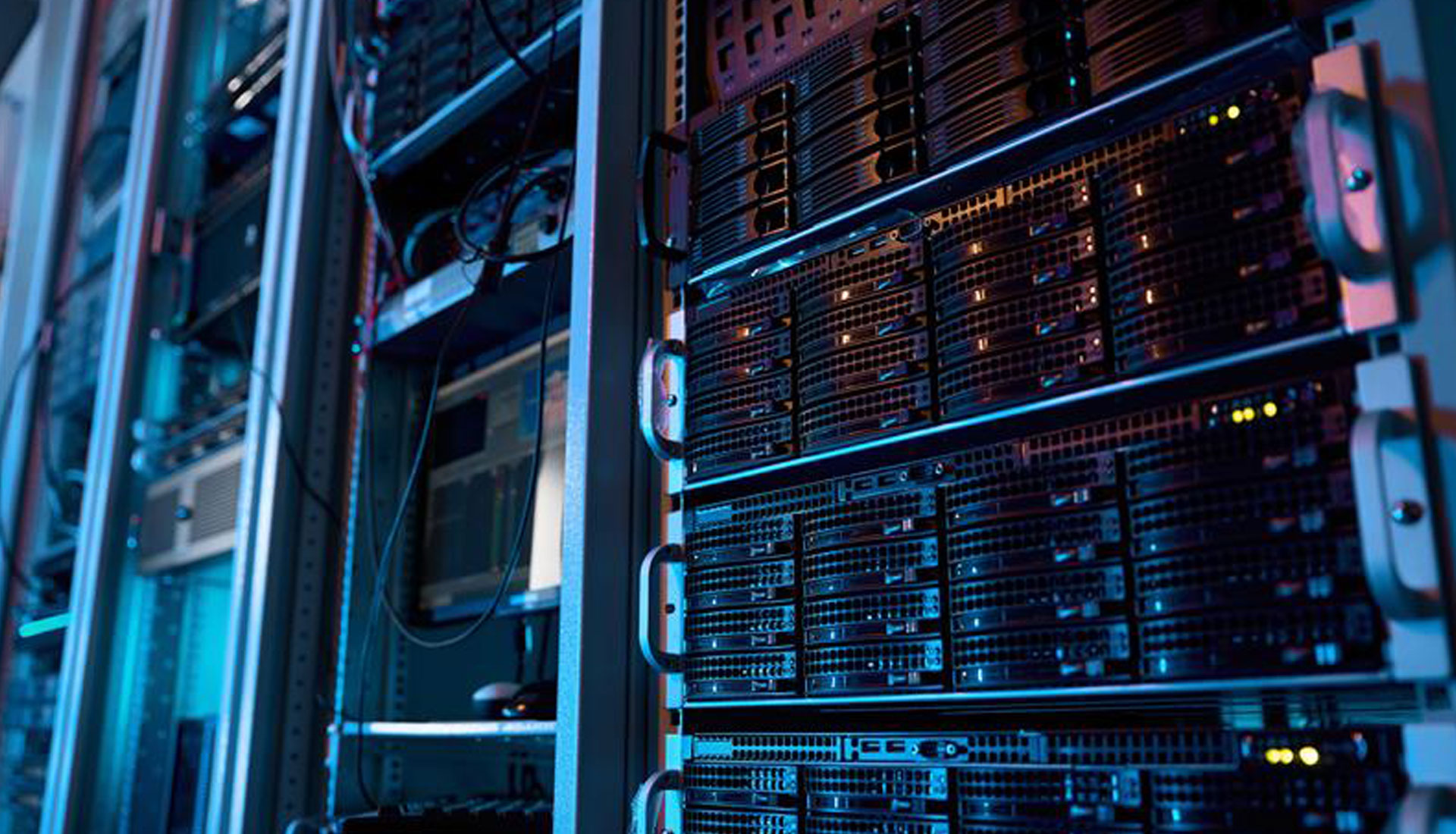 Photo of server network