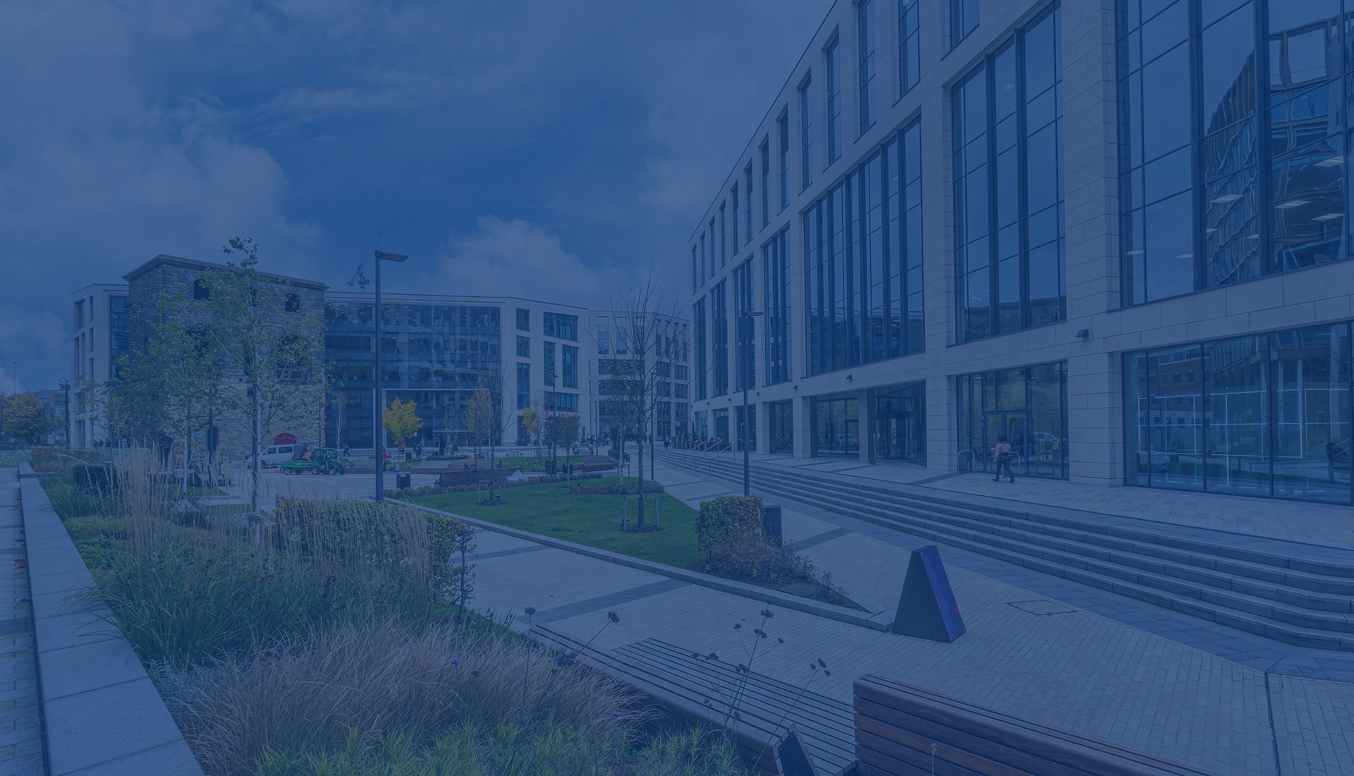 Photo of commercial area in Leeds