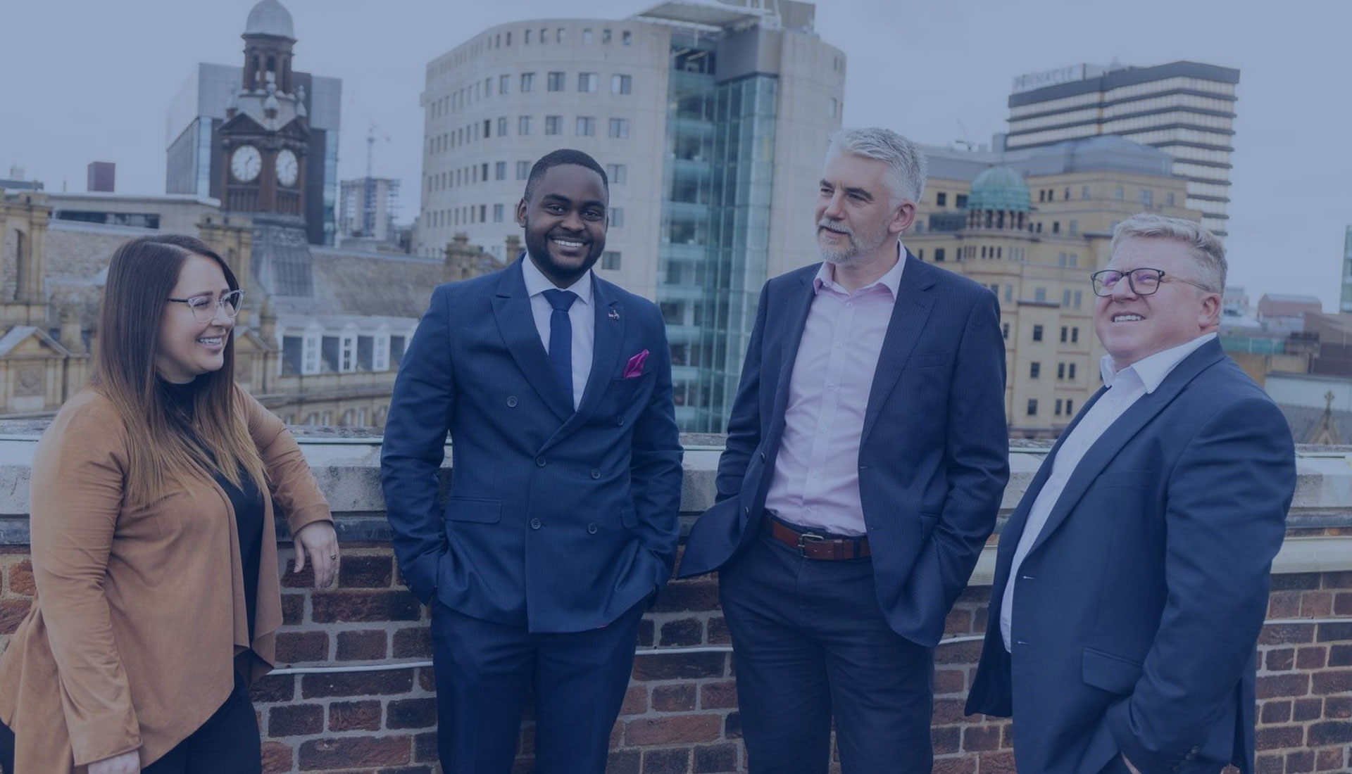 Photo of members of staff